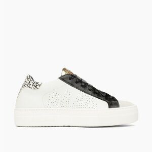 P448 / Thea goldama wilder platform white gold sneakers 35 5